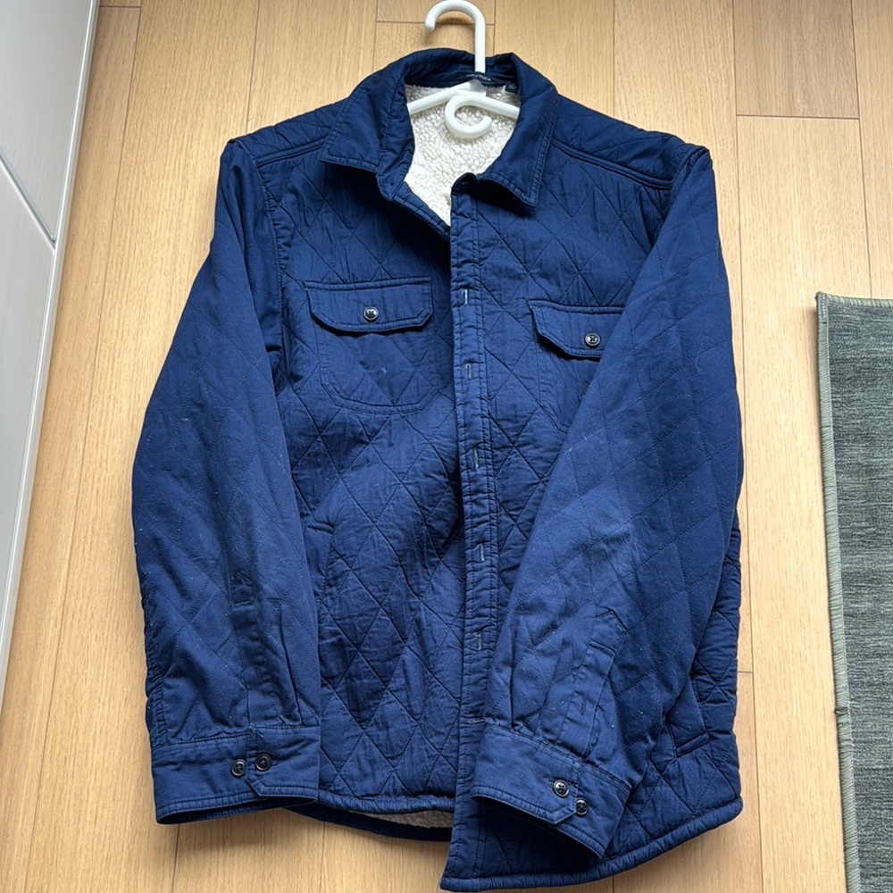 Men's Large Naurica Blue Quilted Jacket